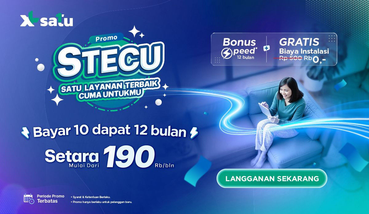 XL SATU Hadirkan Promo STECU dengan WiFi Unlimited dan Kuota