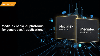 MediaTek Genio 720 dan 520 Diperkenalkan, Siap Dukung Generative AI di Perangkat Pintar