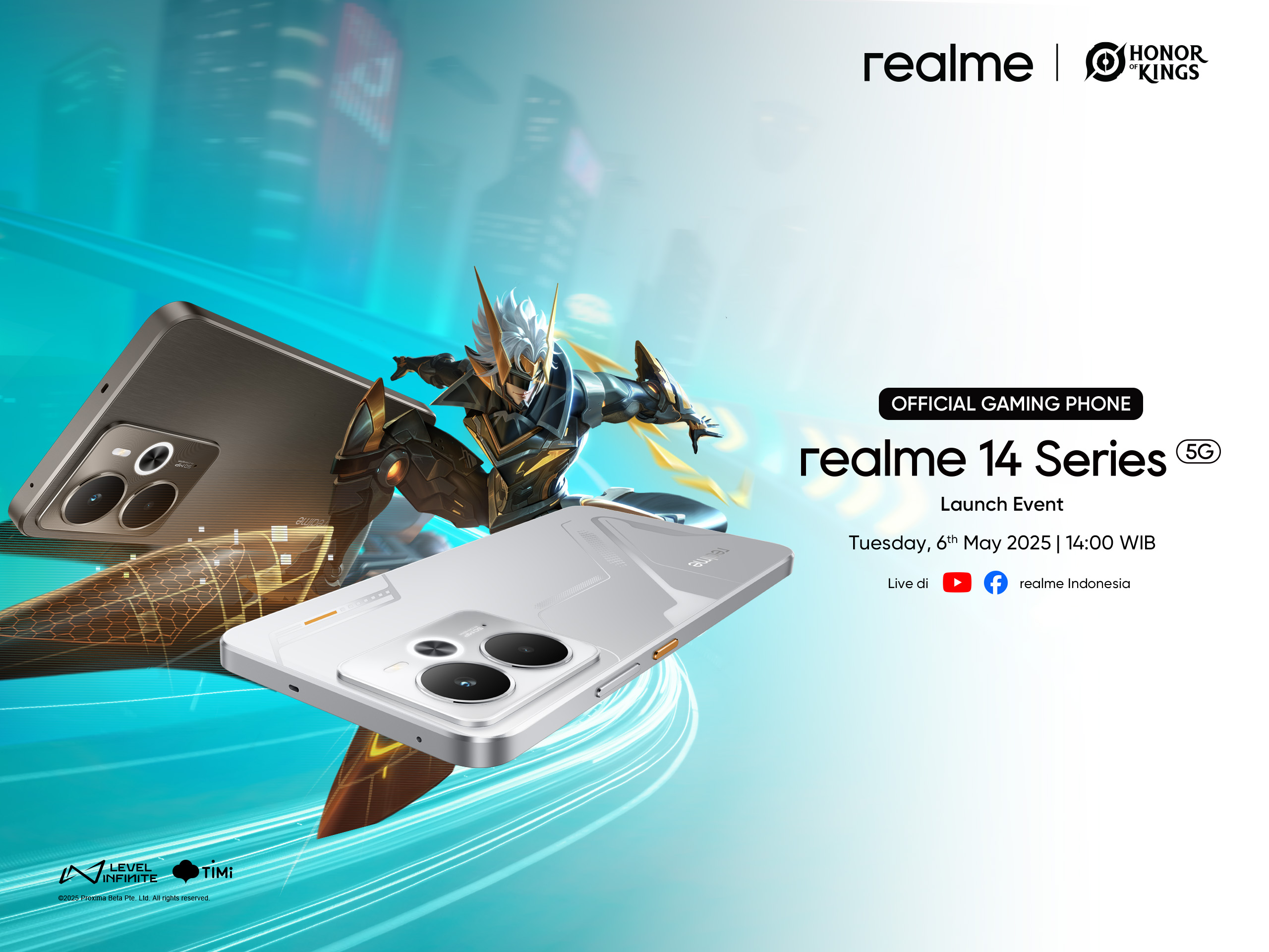 realme 14 Series 5G Akan Diluncurkan di Indonesia 6 Mei